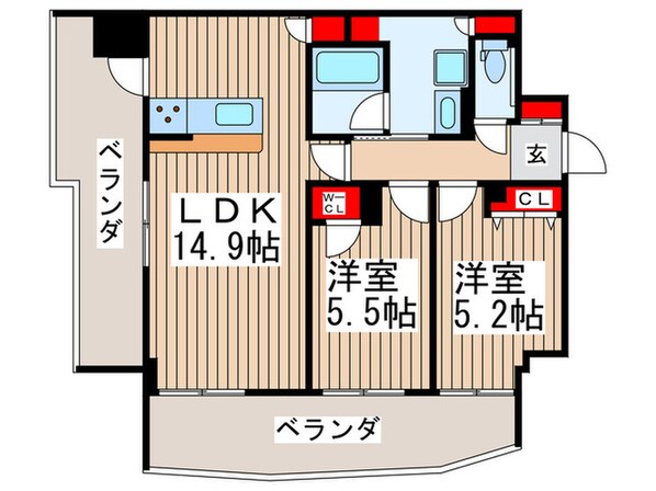 Brilliant View Central Parkの物件間取画像